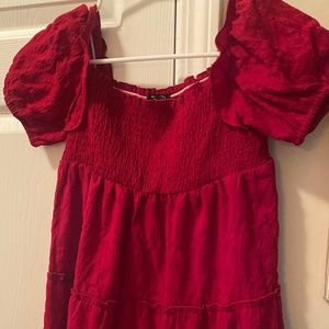 RED DRESS, could be fun for Halloween costume